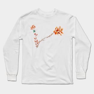 Autumn Inspired Pisces Zodiac Sign Constellation Long Sleeve T-Shirt